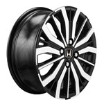 Ficha técnica e caractérísticas do produto Jogo 4 Rodas Kr S-04 Honda City Aro 15 4x100 Tala 6 Preto e Diamante Et 50