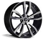 Ficha técnica e caractérísticas do produto Jogo 4 Rodas Volcano Bremen Bmw X6 2017 Aro 20 5X120 Preto Brilhante e Diamante Tala 7,5 Et 35