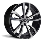 Ficha técnica e caractérísticas do produto Jogo 4 rodas Volcano Bremen Bmw X6 2017 aro 20 5X120 preto e diamante tala 8,5 ET 40