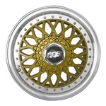 Ficha técnica e caractérísticas do produto Jogo 4 Rodas Zunky Zk-370 Bbs Aro 15 4x100/4x108 Dourado e Diamante Tala 6 Et 35