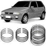 Ficha técnica e caractérísticas do produto Jogo Anel Segmento 0.40 Fiat Uno 1.6 89 a 94 Metal Leve