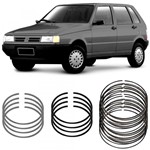 Ficha técnica e caractérísticas do produto Jogo Anel Segmento Fiat Uno 1.0 1.5 87 a 96 Metal Leve
