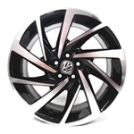 Jogo C/4 Rodas Aro 17x7,0 Krmai R93 5x100 Offset 38 Bd (black Diamond) Novo Polo