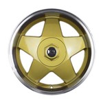 Jogo C/4 Rodas Aro 15x7,0 Krmai K56 5x100/112 Offset 32 Dd (dourado Diamond) Borbet