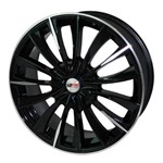 Jogo C/4 Rodas Aro 17x7,0 Krmai K45 4x100/108 Offset 40 Bd (black Diamond)