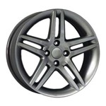 Jogo C/4 Rodas Aro 17x7,0 Krmai R41 4x108 Offset 25 Gf (graphite Fosco) Peugeot 308