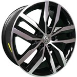 Jogo C/4 Rodas Aro 17x7,0 Krmai R46 5x100 Offset 41 Bd (black Diamond) Golf High-line