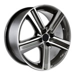 Jogo C/4 Rodas Aro 17x7,0 Krmai R65 4x100 Offset 40 Gd (graphite Diamond) Fox Highline