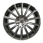 Jogo C/4 Rodas Aro 17x7,0 Krmai R66 4x108 Offset 40 Gd (graphite Diamond) Mercedes C63 Am