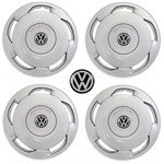 Ficha técnica e caractérísticas do produto Jogo Calota Aro 13 Orbital Universal Volkswagen Gol Grid Prata 4 Peças + Emblema Resinado - Grid Calotas