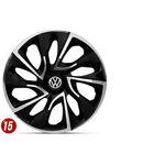 Ficha técnica e caractérísticas do produto Jogo Calota Aro 15 Ds4 Espor Black Chrome Vw Polo Fox Gol Voyage