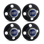Ficha técnica e caractérísticas do produto Jogo Calota Centro Roda Ferro Fiat Brava Emblema Azul