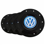 Ficha técnica e caractérísticas do produto Jogo Calota Centro Roda Ferro Vw Azul Aro 14 Mod Amarok 4f