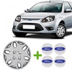 Ficha técnica e caractérísticas do produto Jogo Calotas Ford Ka 2011 2012 - Aro 13 + Emblema - Grid