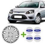 Jogo Calotas Ford Ka 2011 2012 - Aro 13 + Emblema