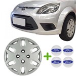 Ficha técnica e caractérísticas do produto Jogo Calotas Ford KA 2011 a 2012 - Aro 14 + Emblema - Grid