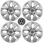 Ficha técnica e caractérísticas do produto Jogo Calotas Grid Aro 14" Volkswagen Saveiro G6 14/16 C/ Emblema - Ca