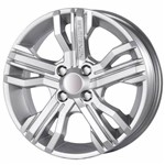 Ficha técnica e caractérísticas do produto Jogo com 4 Rodas Aro 14X6,0 Krmai R24 4X98 Offset 35 Ss (Silver Star) Strada Adventure