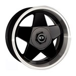 Ficha técnica e caractérísticas do produto Jogo com 4 Rodas Aro 15X7,0 Krmai K56 4X100/108 Offset 32 Bd (Black Diamond) Borbet