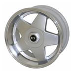 Ficha técnica e caractérísticas do produto Jogo com 4 Rodas Aro 15X7,0 Krmai K56 4X100/108 Offset 32 Sd (Silver Diamond) Borbet