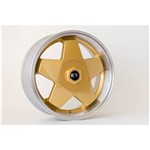 Ficha técnica e caractérísticas do produto Jogo Com 4 Rodas Aro 15 Furação 4x100 Dourada Diamantada