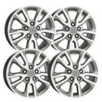 Jogo com 4 Rodas Kr R-98 Hyundai Creta Aro 16 5x114 Diamante Grafite Tala 6 Et 43