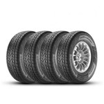 Ficha técnica e caractérísticas do produto Jogo de 4 Pneus 245/65R17 111T XL ContiCrossContact LX Continental - Continental Pneus