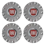 Ficha técnica e caractérísticas do produto Jogo de Calota de Centro Miolo de Roda para Fiat Punto 4 Pçs 65mm