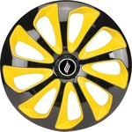 Ficha técnica e caractérísticas do produto Jogo De Calota Velox Aro 13 Black Yellow 3708