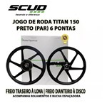 Ficha técnica e caractérísticas do produto Jogo de Roda 6 Palitos Disco Titan 150 Esd 04 a 13 Scud