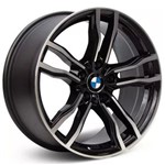 Ficha técnica e caractérísticas do produto Jogo de Roda BMW X6 M Aro 18 - Preta Diamantada Roda X6 M Aro 18 - 5x120 Tala: 8,0 Off-Set: 35