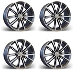 Ficha técnica e caractérísticas do produto Jogo de Rodas Aro 19" - Furação 5x120 - Gdf - Bmw 535i