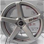 Ficha técnica e caractérísticas do produto Jogo de Rodas Aro 17" 4x100 C-SPEC 2 - Prata Red Line - GT-7