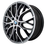 Ficha técnica e caractérísticas do produto Jogo de Rodas BMW 335i Biturbo Aro 20 X 7,5 5x114,3 ET40 R54 Grafite Diamantado - Krmai