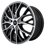 Jogo de Rodas BMW 335I Biturbo Aro 17 X 7,0 4x108 ET40 R54 Grafite Diamantado