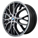 Ficha técnica e caractérísticas do produto Jogo de Rodas BMW 335i Biturbo Aro 18 x 7,0 5x100 ET40 R54 Grafite Diamantado