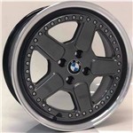Ficha técnica e caractérísticas do produto Jogo de Rodas BMW Clássica Aro 17" 4X100 - M14 - GD (grafite Diamantada)