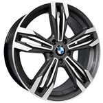 Jogo de Rodas BMW M6 Gran Coupe Aro 17 X 7,0 5x120 ET40 R56 Grafite Diamantado