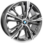 Ficha técnica e caractérísticas do produto Jogo de Rodas BMW Serie 4 Aro 17x7,0 5x112 ET40 R55 Grafite Diamantado