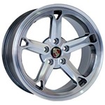 Ficha técnica e caractérísticas do produto Jogo De Rodas Esportivas Concava Porsche Lambo Aro 17 X 8,0 5x100 Et40 M9 Prata Diamantado