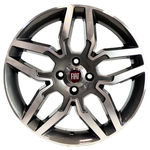 Ficha técnica e caractérísticas do produto Jogo de Rodas Fiat Idea Sport R23 Aro 17 x 7,0 4x98 ET41 Grafite Diamond