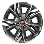 Ficha técnica e caractérísticas do produto Jogo de Rodas Fiat Uno 2017 R88 Aro 14 X 6,0 4x98 ET35 Grafite Fosco Diamantado