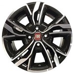 Ficha técnica e caractérísticas do produto Jogo de Rodas Fiat Uno Way Sporting Aro 14 X 6,0 4x98 ET35 R88 Preto Diamantado