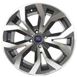 Jogo de Rodas Ford New Fiesta Aro 15 X 6,0 4x108 ET40 R35 Grafite Diamantado