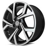 Ficha técnica e caractérísticas do produto Jogo de Rodas Golf GTI Europeu Aro 15 X 6,0 4x100 ET38 R94 Volkswagen Preto Diamantado