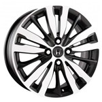 Jogo de Rodas Honda Fit Aro 15 X 6,0 4x100 ET50 R99 Preto Diamantado