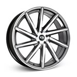 Ficha técnica e caractérísticas do produto Jogo de Rodas Kr K-51 Vossen Aro 18" Furação 5X112 Acabamento Grafite e Diamante Tala 7 Et 40