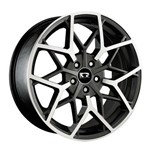 Jogo de Rodas Kr K-68 Aro 18 5x100 Preto Diam. T. 8 Et 40