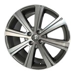 Jogo de Rodas Kr R-62 Peugeot 308 Aro 17 4x108 Gd T 7 Et 25