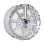 Ficha técnica e caractérísticas do produto Jogo de Rodas Kr R-84 Vw Fusca Aro 17" Furação 4x130 Acabamento Prata e Diamante Tala 6 Et 42